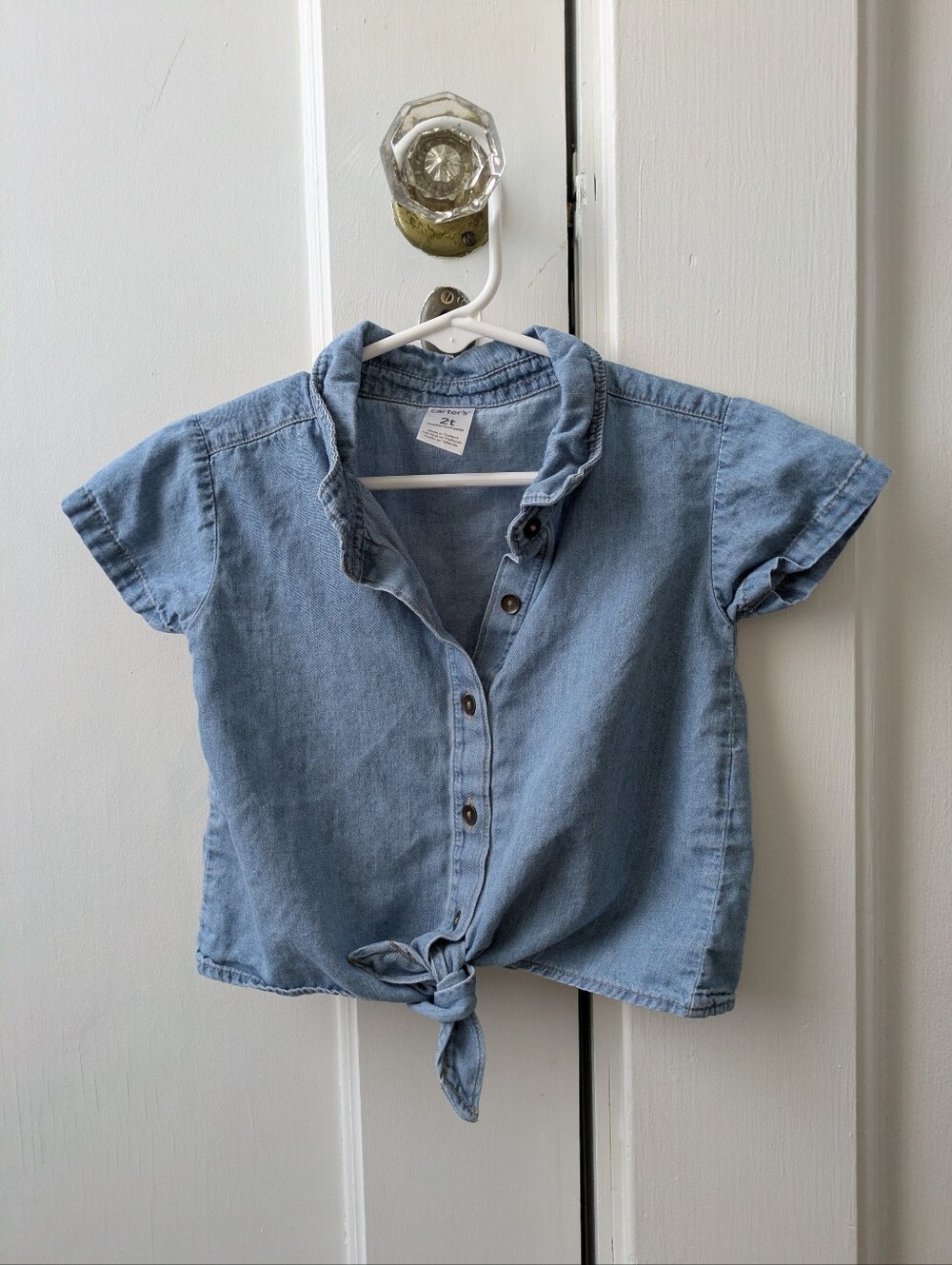 Carter's 2T Denim Short Sleeve Top